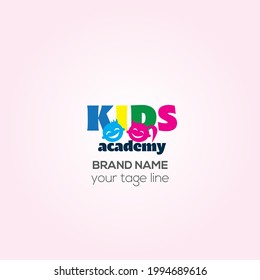 Kids Academy Logo Kids Academy Vector Stock Vector (Royalty Free ...