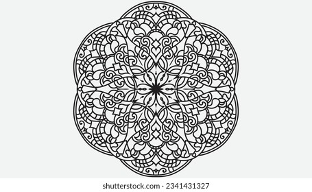 kids and adults refreshment coloring mandala page