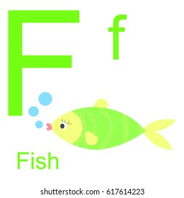  kids alphabet letter f