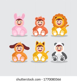 kids animal cute kawaii characters