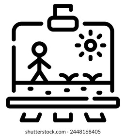 Kids Art Icon for web, app, infographic, etc