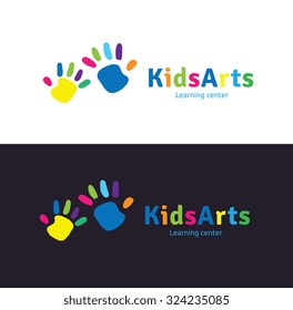 Kids Arts Vector Logo Template