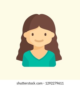 Kids Avatar Icon Vector Graphic Download Template Modern