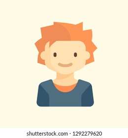 Kids Avatar Icon Vector Graphic Download Template Modern