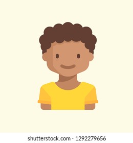 Kids Avatar Icon Vector Graphic Download Template Modern