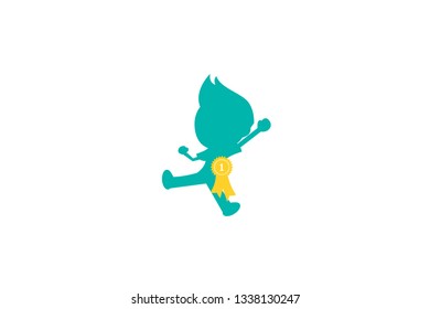 Kids Award Logo Inspirations Template