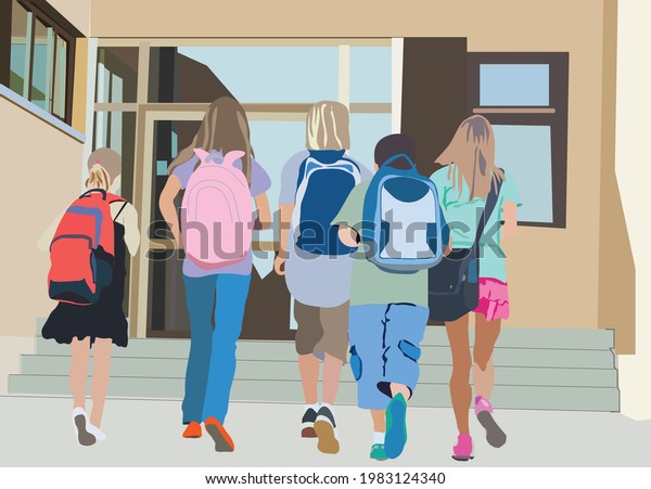 件の 歩く 後ろ姿 のイラスト素材 画像 ベクター画像 Shutterstock