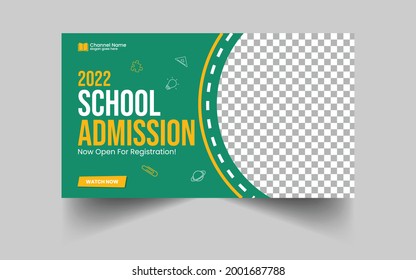 Kids Back School Editable Modern Video Stock Vector (Royalty Free ...