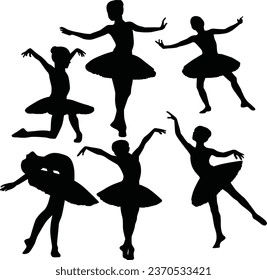 kids Ballet ballerina young girl motion art
