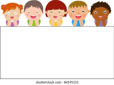 Kids Banner Stock Vector (Royalty Free) 84195151 | Shutterstock