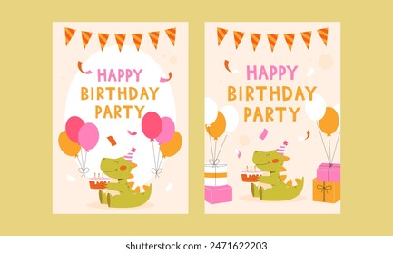 kids birthday invitations. Childrens animals party