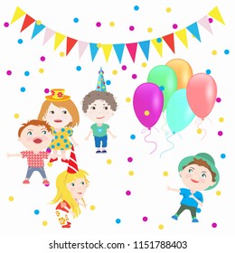 Birthday Party Cartoon Images, Stock Photos & Vectors | Shutterstock