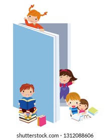 Kids and book