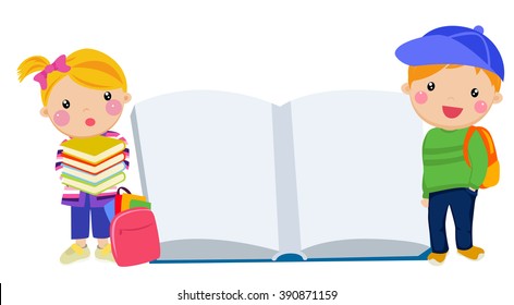 Kids and book