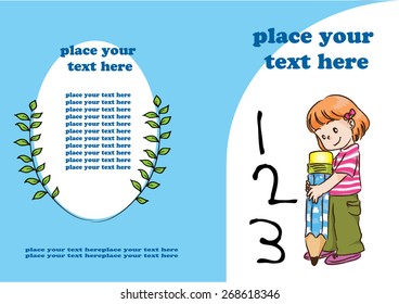 kids book cover design