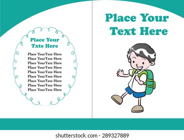 kids book cover design