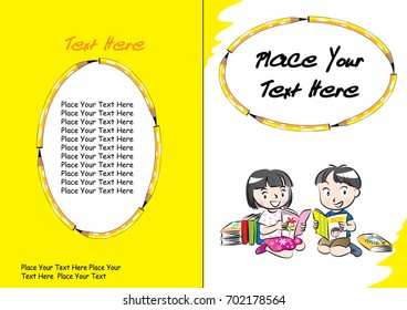 kids book cover design