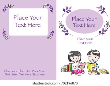 kids book cover design