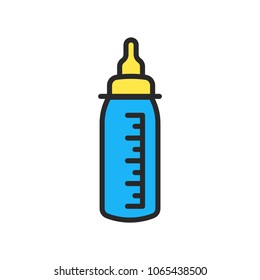 Kids Bottle Vector Illustration Symbol Object Stock Vector (Royalty ...