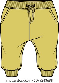 KIDS BOTTOM WEAR JOGGERS AND TROUSERS VECTOR SKETCH