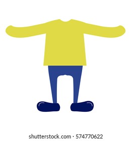 Kids boy clothes icon vector illustration graphic design