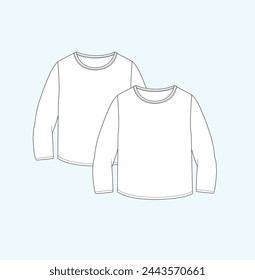 niño, sudadera de cuello redondo unisex, sudadera con capucha ilustración de boceto plano  