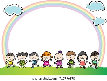 Kids Boys Background Stock Vector (Royalty Free) 710796970 | Shutterstock