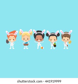 Kids Bunny Costume