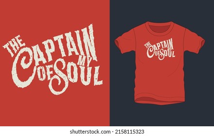 kids captain graphic t shirt, typography kids tee, text printed tee 