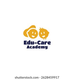 Kids care vector tamplate logo