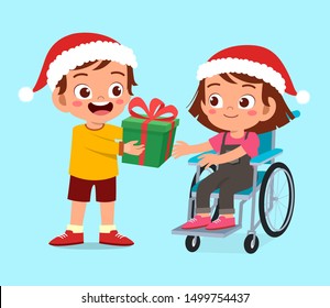 kids carry gift present christmas