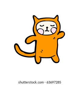 kid's cat costume cartoon