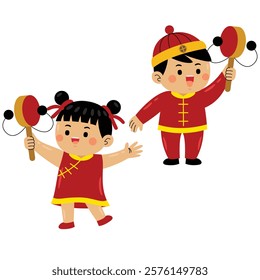 Kids celebrate Chinese New Year