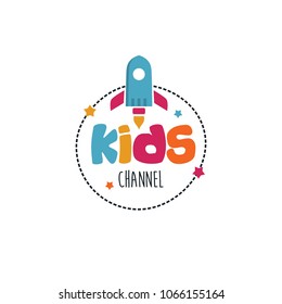 Kids Channel Logo Design