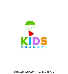 Kids Channel Logo Design Stock Vector (Royalty Free) 1367166770 ...