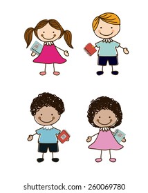 Kids and Children design, vector illustration