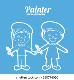 Kids and Children design, vector illustration