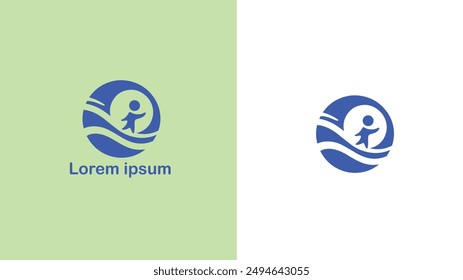 kids children Education Child shop unique logo design illustration