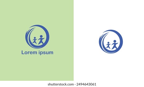 kids children Education Child shop unique logo design illustration