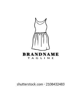kids clothes logo cartoon icon design template black modern cute vector illustration