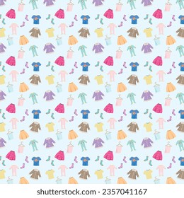 Kids Clothes Textile Pattern Print