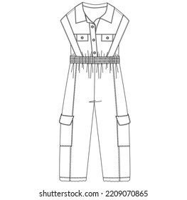 kids clothing overalls trends new drawing