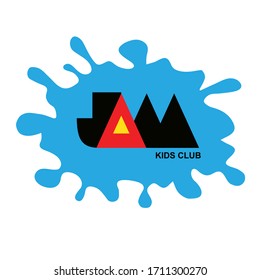 Kids club logo, children room, kids land design