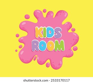 Kids club posters. Toys fun playing zone, children games party and play area poster. Kid entertainment camp posters, preschool baby education room clubs banner vector illustration icon on colorful