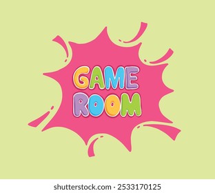 Kids club posters. Toys fun playing zone, children games party and play area poster. Kid entertainment camp posters, preschool baby education room clubs banner vector illustration icon on colorful