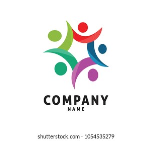 kids club school group education vector logo design template