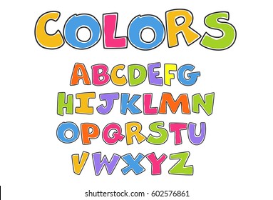 Kids Colorful Alphabet 