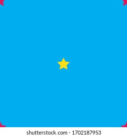 Kids colorful seamless star pattern. Cute pattern design.