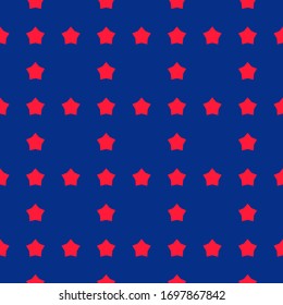 Kids colorful seamless star usa pattern. Cute Baby pattern design. Suitable for childrens fashion, summer, spring collections of textiles, scrapbooking paper, packaging, templates invitations. Vector