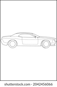 Kids Coloring Pages - Car and other vehicle fun and cool coloring pages.  car and other vechicle outline sketch for kids.